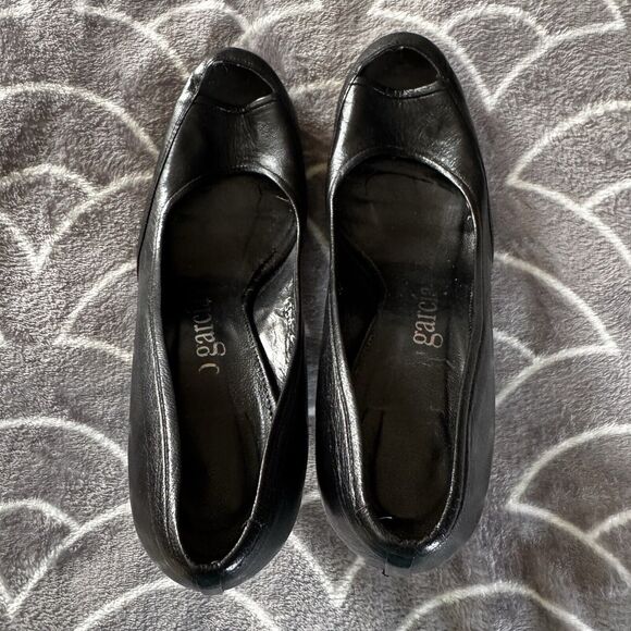 Pedro Garcia España High Black Women's Heels Sz 37 (US 6.5) - Picture 8 of 12